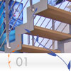 parapetto Inox modello FLAT della linea INOXLIVE