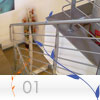 parapetto Inox modello FLAT della linea INOXLIVE