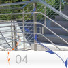 parapetto Inox per esterno modello FLAT della linea INOXLIVE
