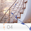 Corrimano Inox REEF della linea Inoxlive