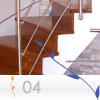 Corrimano Inox REEF della linea Inoxlive