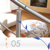 Corrimano Inox REEF della linea Inoxlive