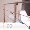 parapetto inox modello TWIST della linea INOXLIVE