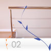 parapetto inox modello TWIST della linea INOXLIVE